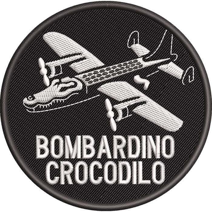Нашивка патч мем Бомбардиро Крокодило AI Brainrot Animals meme 9x9 см (50180388)