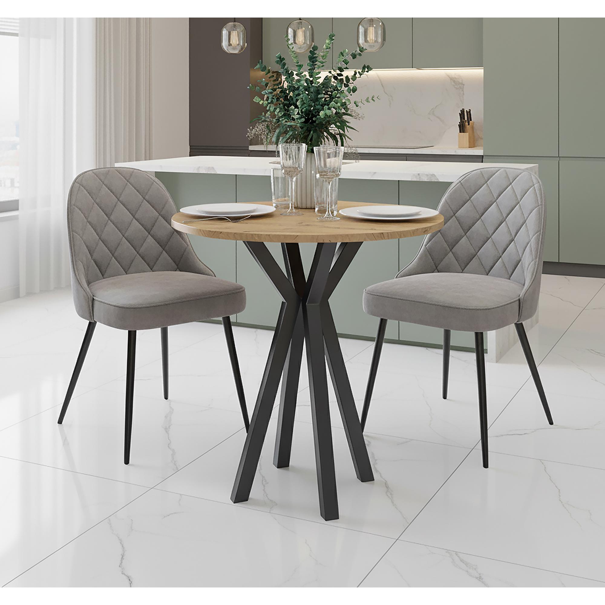 Комплект ножек для стола из металла Scandi 730 мм 4 шт. Черный (1117) - фото 2 Комплект ножек для стола из металла Scandi 730 мм 4 шт. Черный (1117) - фото 2