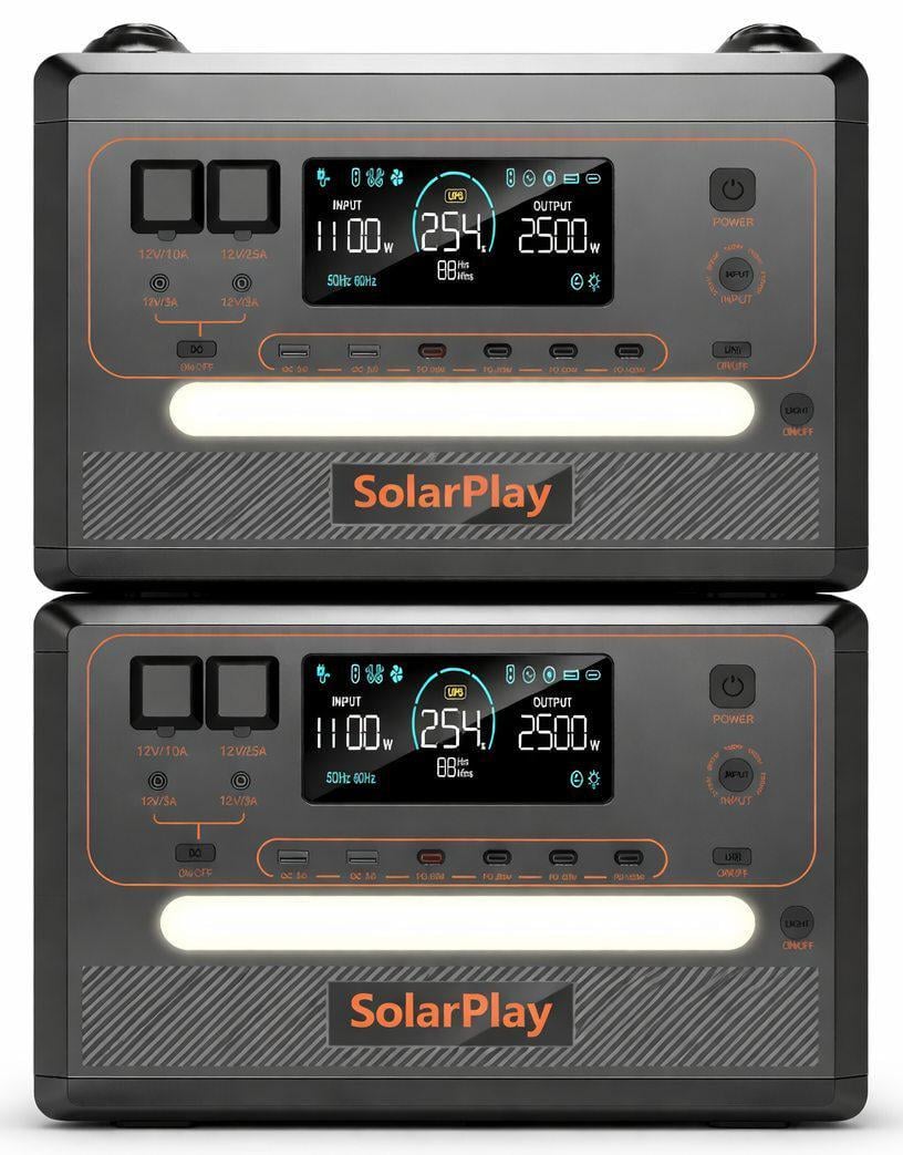 Зарядная станция SolarPlay Q2402M 2500-5000W 2304Wh LiFePO4