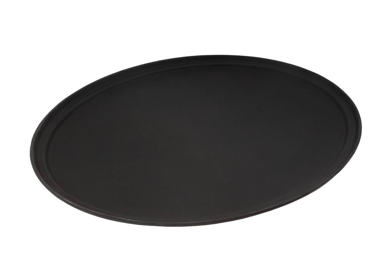 Поднос антислип овальный One Chef 73х60 см Коричневый (201220)