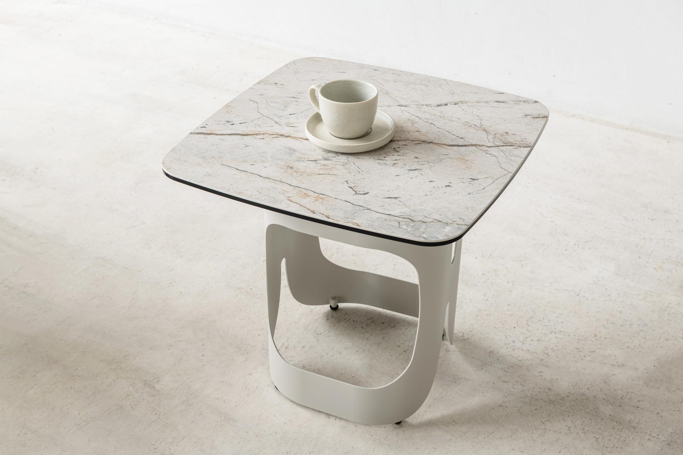 Кавовий стіл Арно 550х550х550 мм Сільвер рівер/Айворі (30937237) - фото 9 Кавовий стіл Арно 550х550х550 мм Сільвер рівер/Айворі (30937237) - фото 9