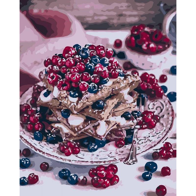 Картина по номерам Идейка "Сладкое чаепитие" 40х50 см (KHO5562)