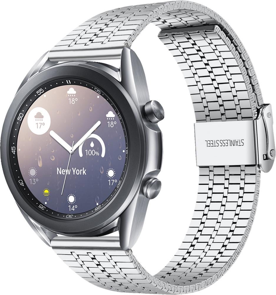 Браслет металлический Counic для Galaxy Watch 3 41 мм Silver (34028-59)