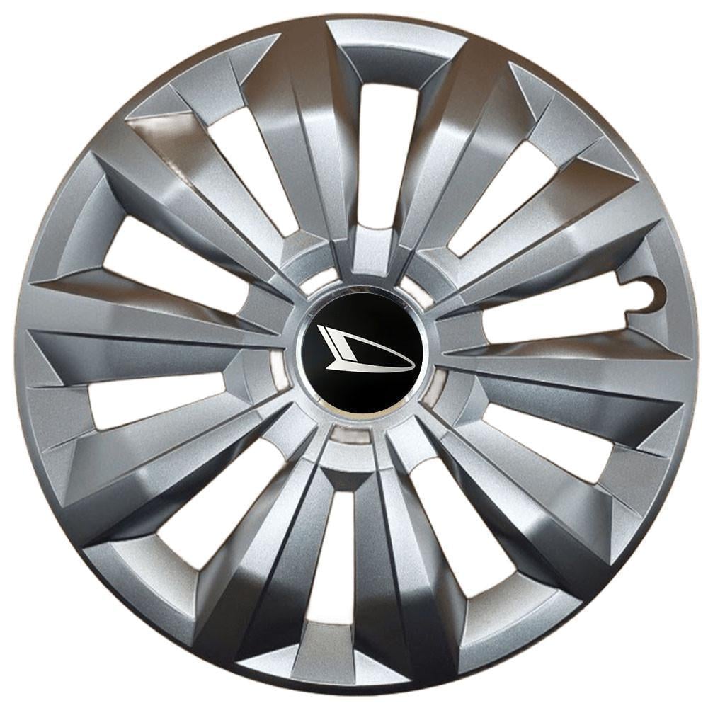 Колпаки SJS с логотипом Daihatsu 434 R16 4 шт. Серебряный (31011102)