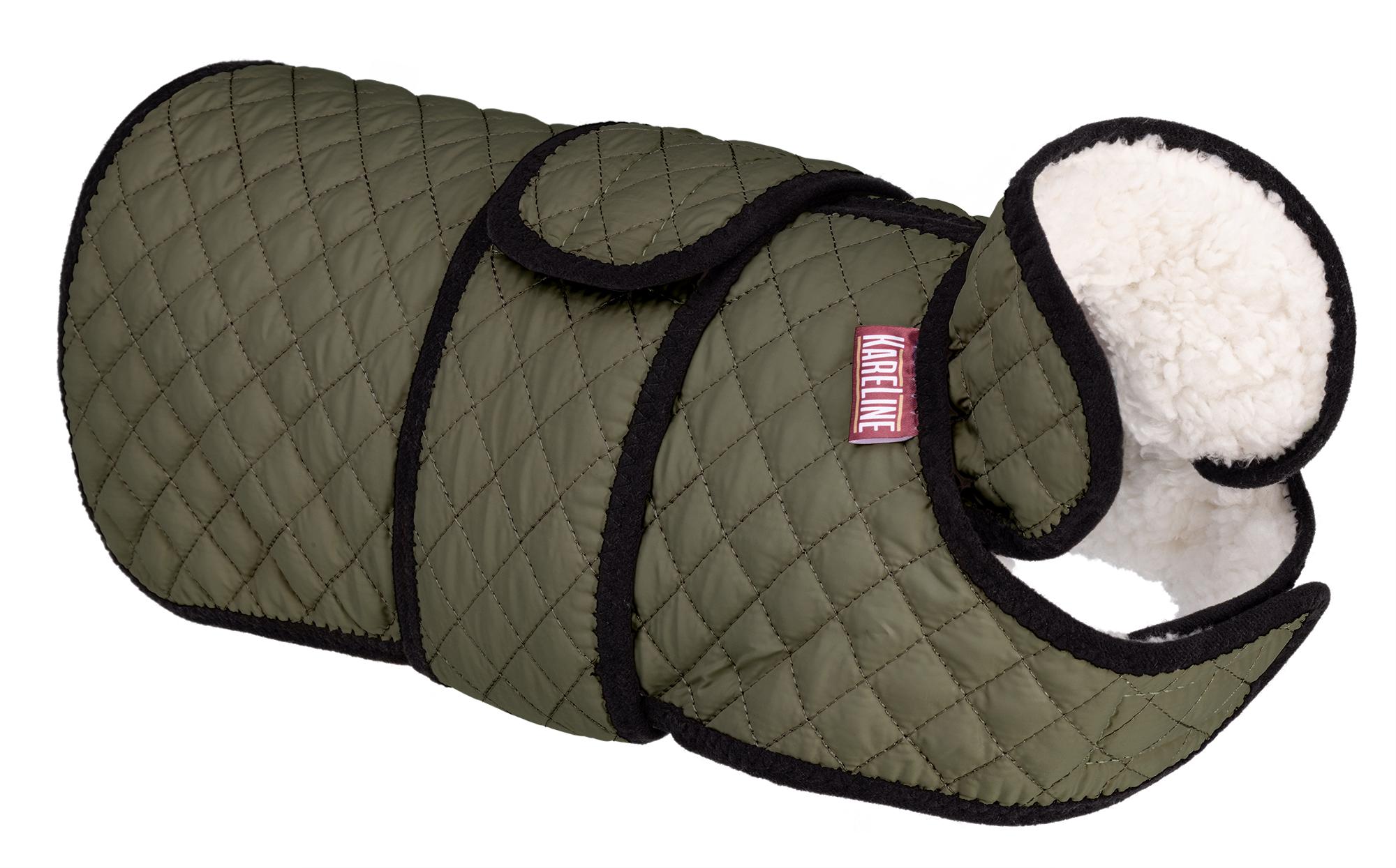 Жилетка KARELINE из стеганой плащевки на искусственном меху S (90022/15)