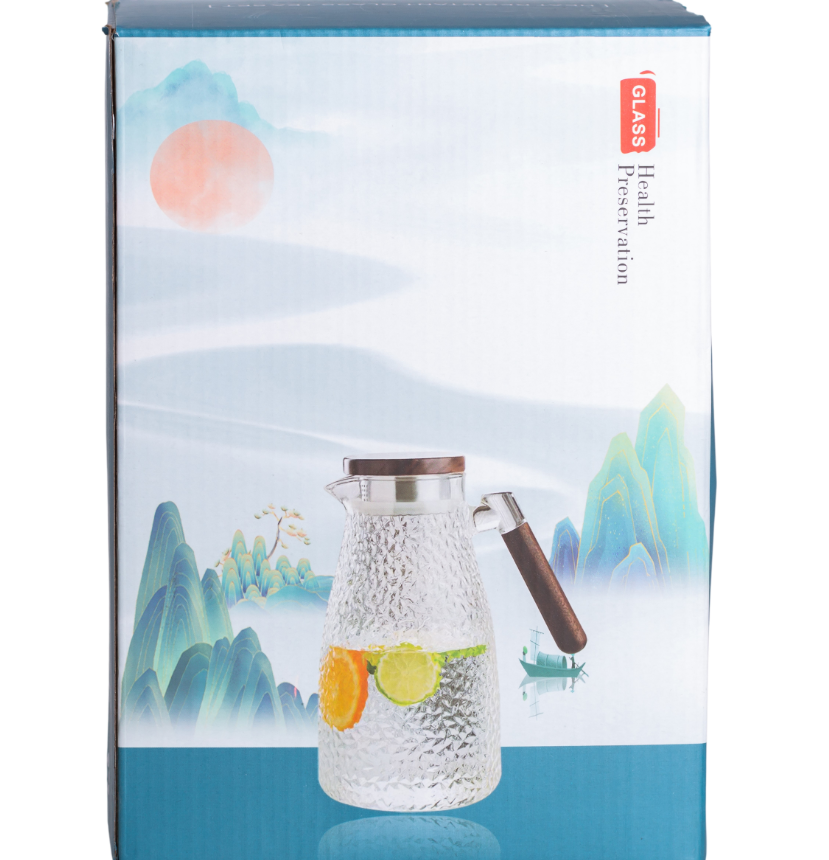 Чайник заварювальний із боросилікатного скла 2 л Прозорий - фото 7 Чайник заварювальний із боросилікатного скла 2 л Прозорий - фото 7