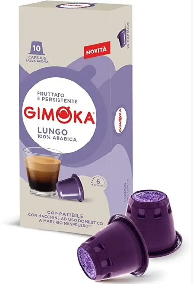 Кофе в капсулах Gimoka Nespresso Lungo 6 10 шт. (е-36)