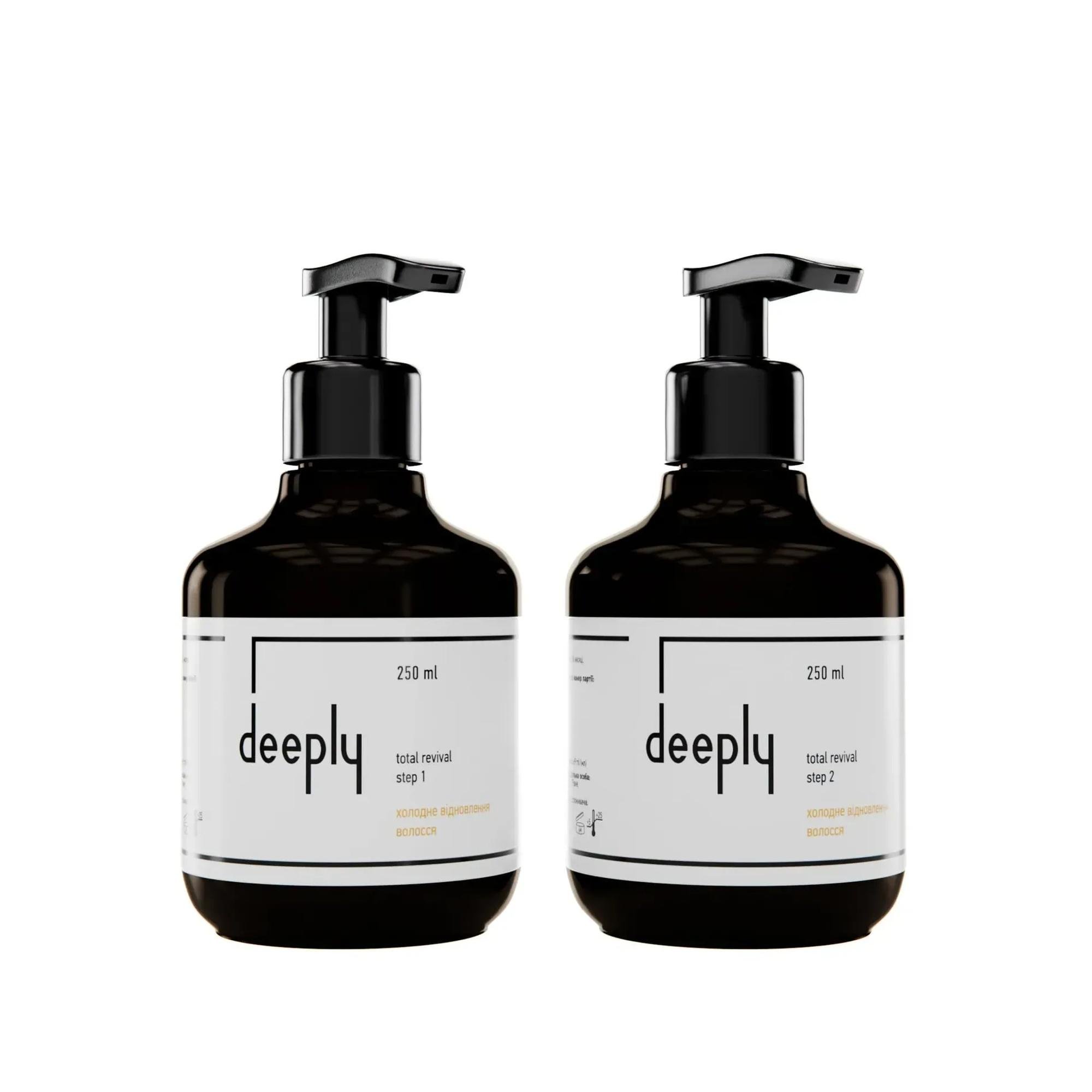 Набор для волос deeply холодное восстановление 2x