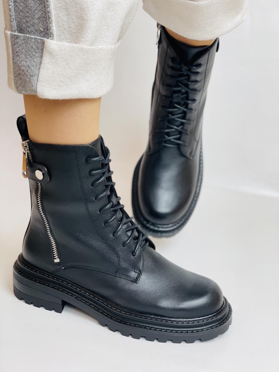 Ботинки женские зимние Molka р. 37 24,0 см Черный (2695)