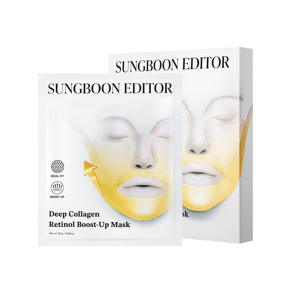 Ліфтинг-маска еластична Sungboon Editor Deep Collagen Retinol Boost Up Mask з колагеном і ретинолом 25 г (8800253022482)