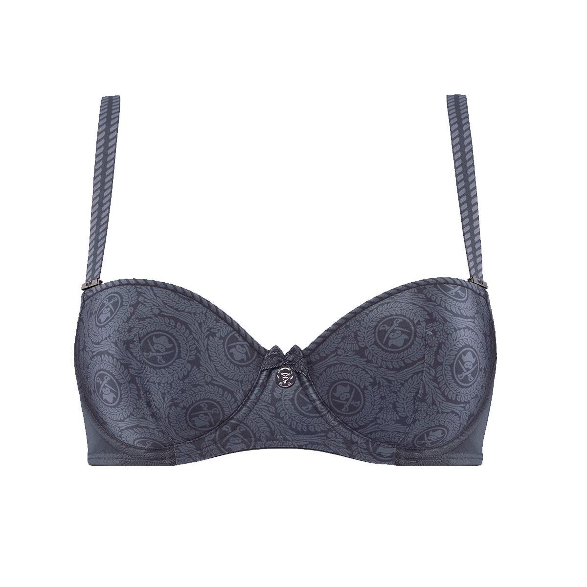 Бюстгальтер балконет Marlies Dekkers Savage Sadie grisaille B75 Grey