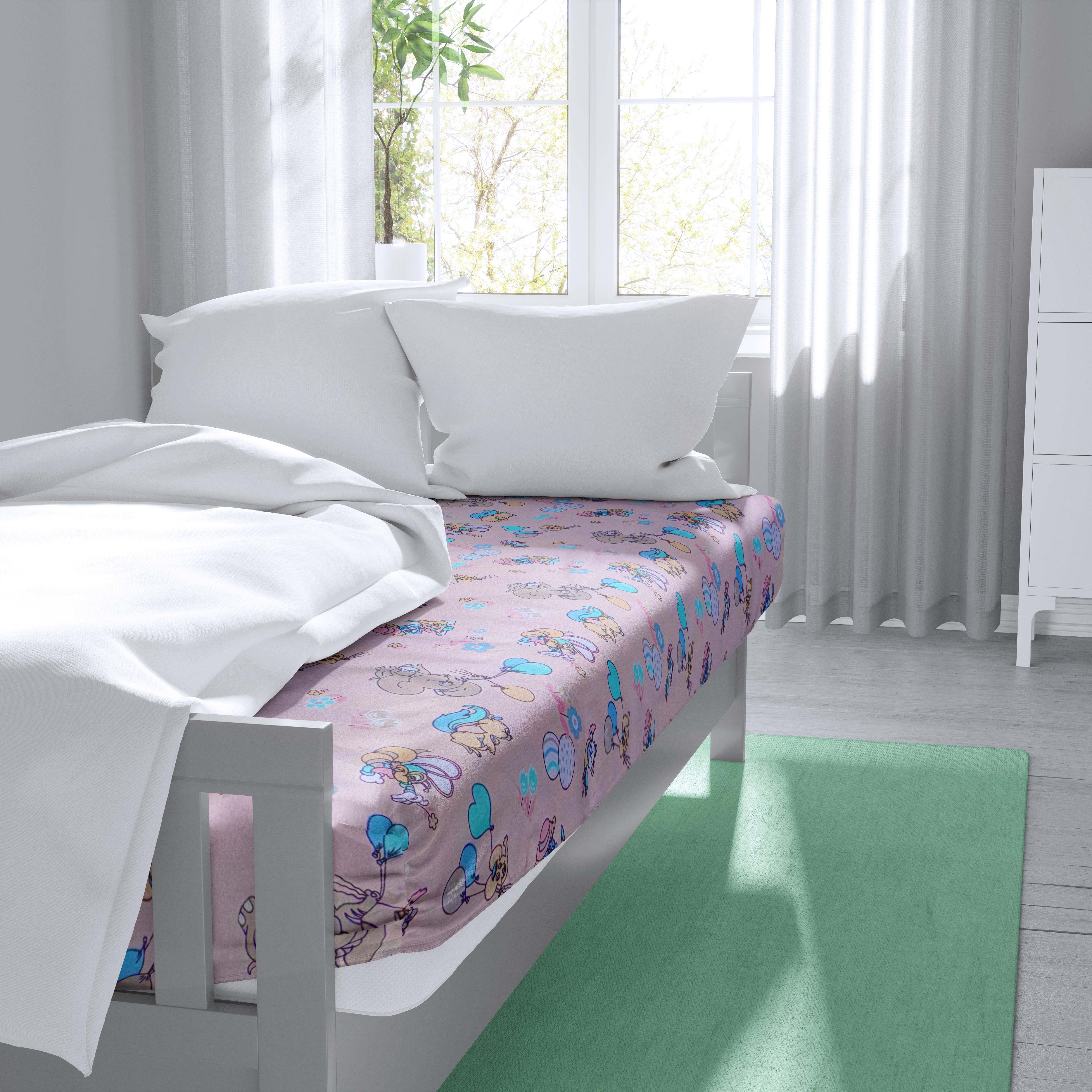 Простынь Веселые зверята на резинке бязь 120х200 см (G-0803FA/120x200) Простынь Веселые зверята на резинке бязь 120х200 см (G-0803FA/120x200)