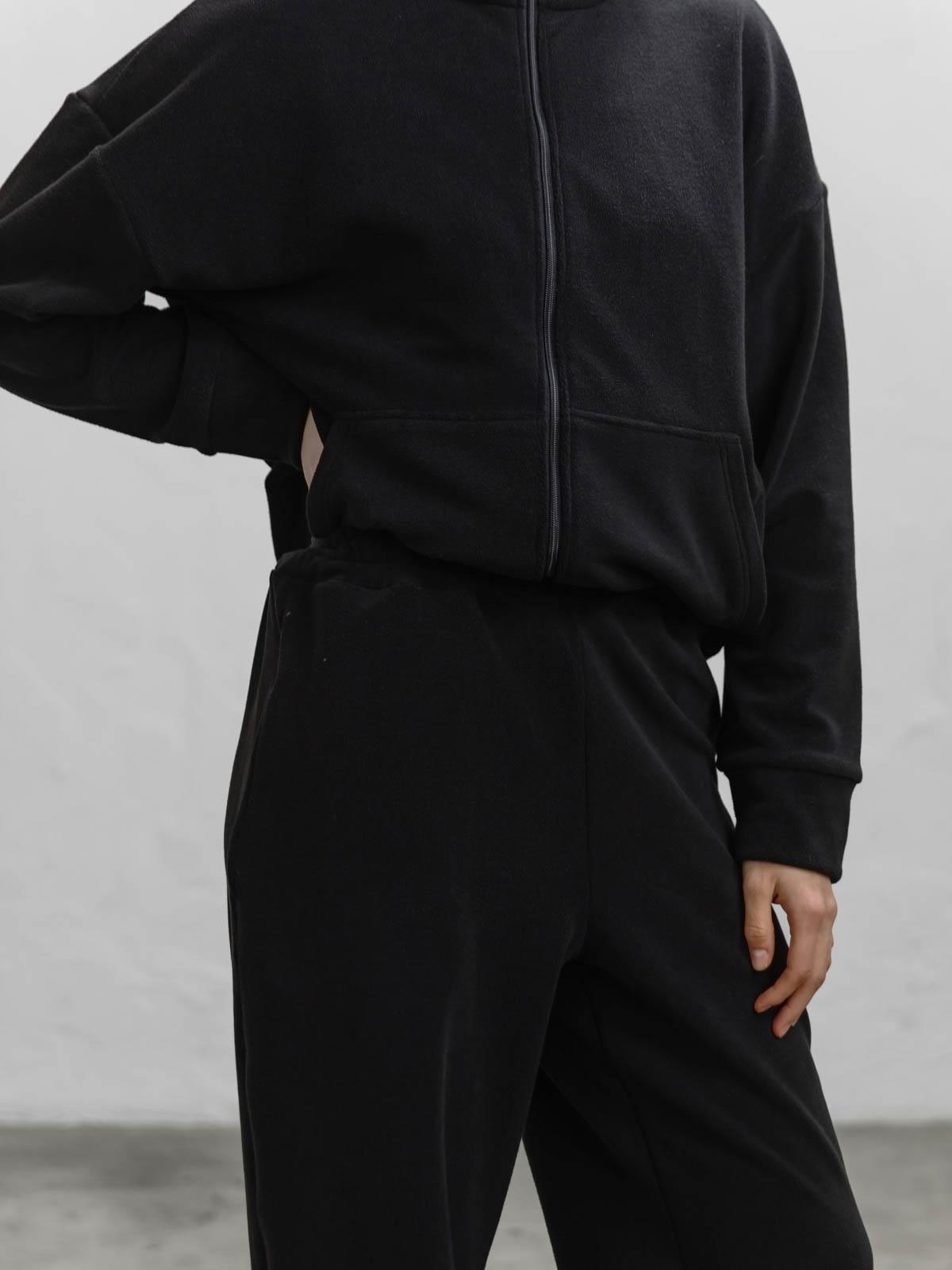 Штани жіночі з фліс-плюшу FROMUS XL Чорний (2656-2) - фото 5 Штани жіночі з фліс-плюшу FROMUS XL Чорний (2656-2) - фото 5