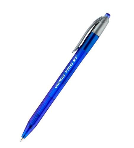 Ручка кулькова автоматична Unimax Trio 1 мм Синій (UX-109-02)