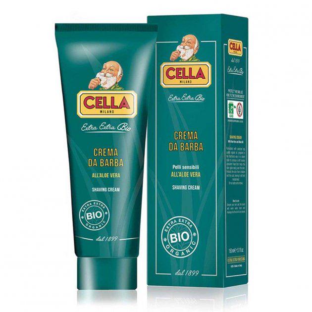 Крем для бритья Cella Bio Aloe Vera Shaving Cream Tube 150 мл