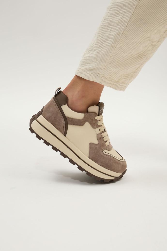 Кроссовки LONZA 204452 р. 36 Бежевый (22183_36) - фото 3 Кроссовки LONZA 204452 р. 36 Бежевый (22183_36) - фото 3