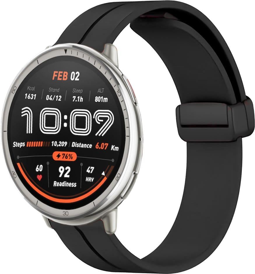 Ремешок для смарт-часов Rysta для Amazfit Active 2 Round Black (42142-2B)