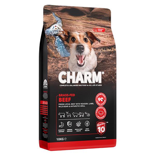 Корм сухий для собак CHARM Grass-Fed Beef з яловичиною 10 кг (816551001317) - фото 1 Корм сухий для собак CHARM Grass-Fed Beef з яловичиною 10 кг (816551001317) - фото 1