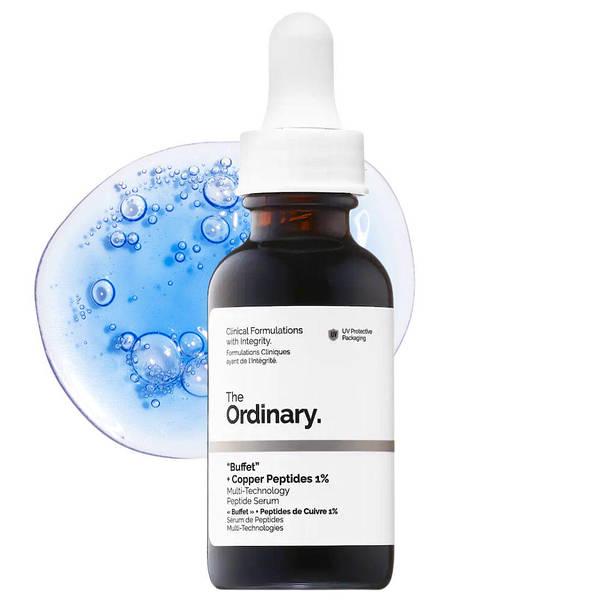 Сыворотка для лица антивозрастная The Ordinary Buffet+ Copper Peptides 1% с медными пептидами 30 мл - фото 2