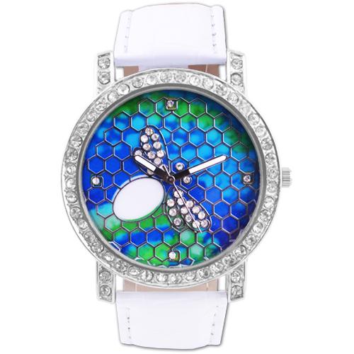 Часы наручные Fashion 2018Ж со стразами White (82a04d2a)