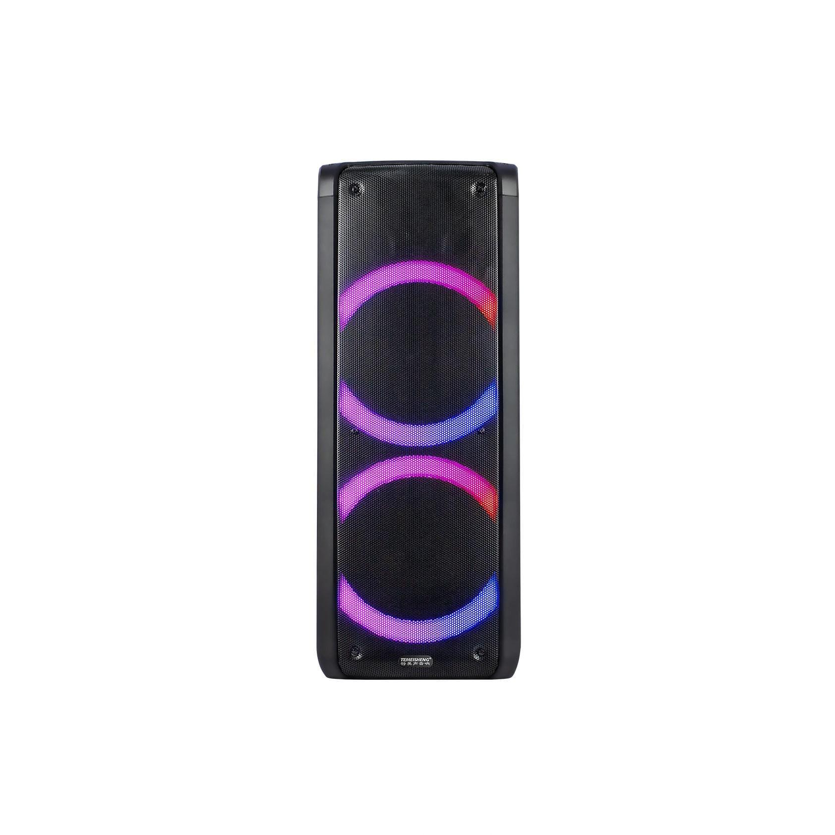 Колонка акумуляторна KIMISO Partybox QS 8601 з радіомікрофоном (100W/USB/BT/FM/TWS)