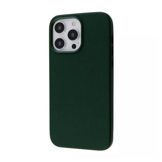 Чехол-накладка для телефона WAVE Premium Leather Edition Case with Magnetic Ring - iPhone 14 Pro Max forest green (383670018)