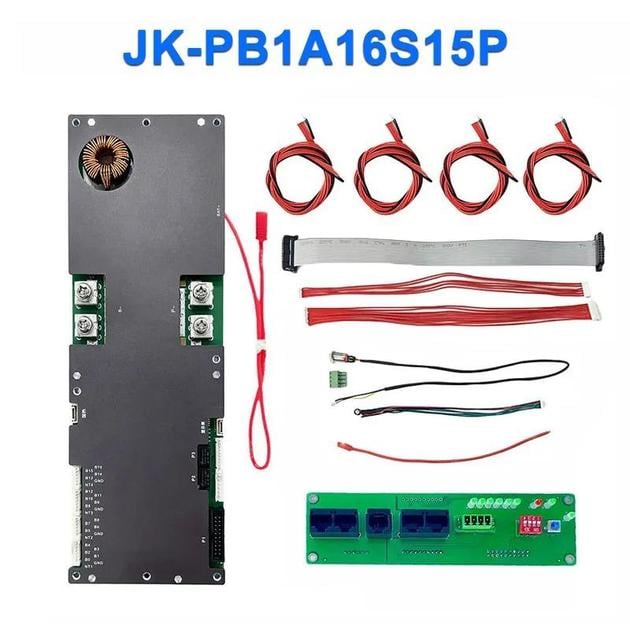 Система Smart Active balance BMS Jikong JK-PB1A16S15P/7S-16S/Li-Ion/LFP/LTO/150A/1A balancer/Bluetooth/RS232/RS485/CAN/HEAT - фото 2