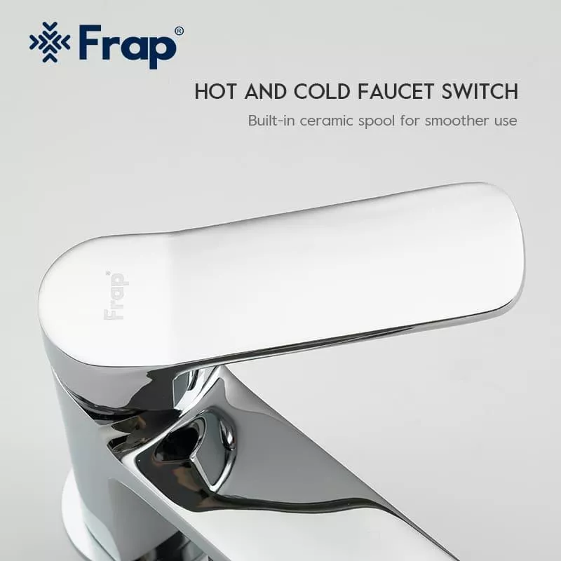 Смеситель для умывальника Frap F1061 Хром (1042379) - фото 5 Смеситель для умывальника Frap F1061 Хром (1042379) - фото 5