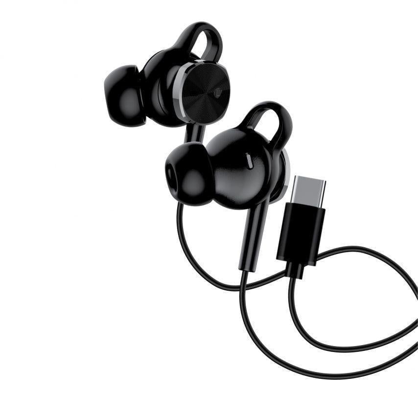 Наушники Walker с разъемом Type-C Black (H715)