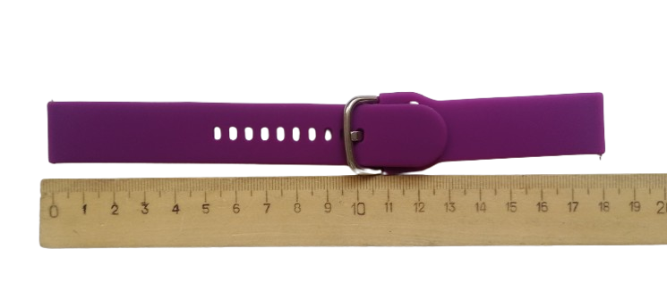 Ремешок для часов силиконовый 20х180 мм Grape (3187) - фото 3