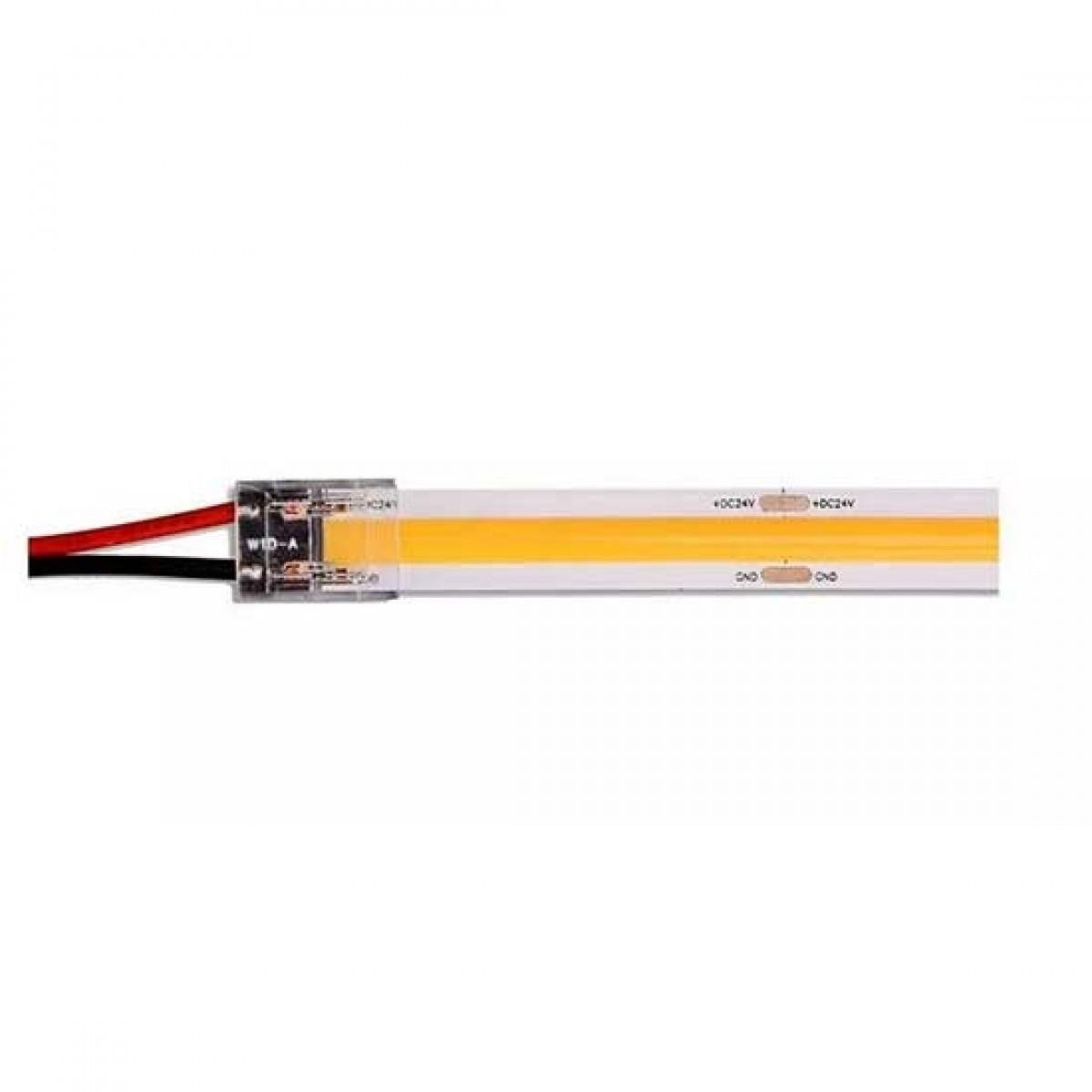 Коннектор Prolum для LED-ленты провод и зажим 8 мм (29822016) - фото 2