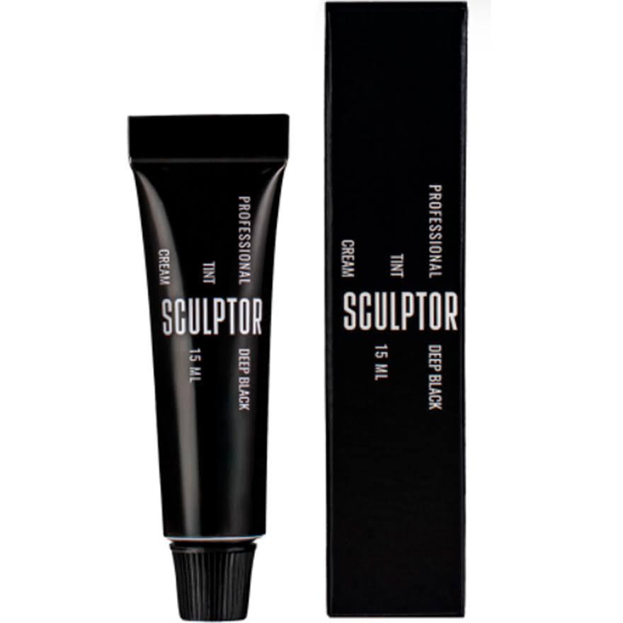 Кремовая краска Sculptor Lash Tint Cream 15 мл для ресниц и бровей Глубокий черный