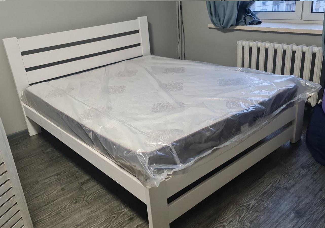 Кровать Helsinki ламели через 25 мм Latoflex ортопедические 180х190 см Белый (30398156)