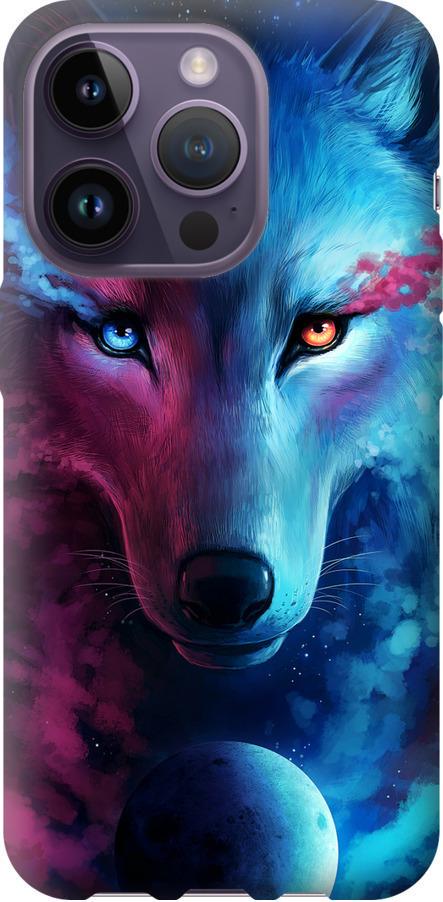 Чехол на iPhone 14 Pro Арт-волк (3999u-2646-42517)