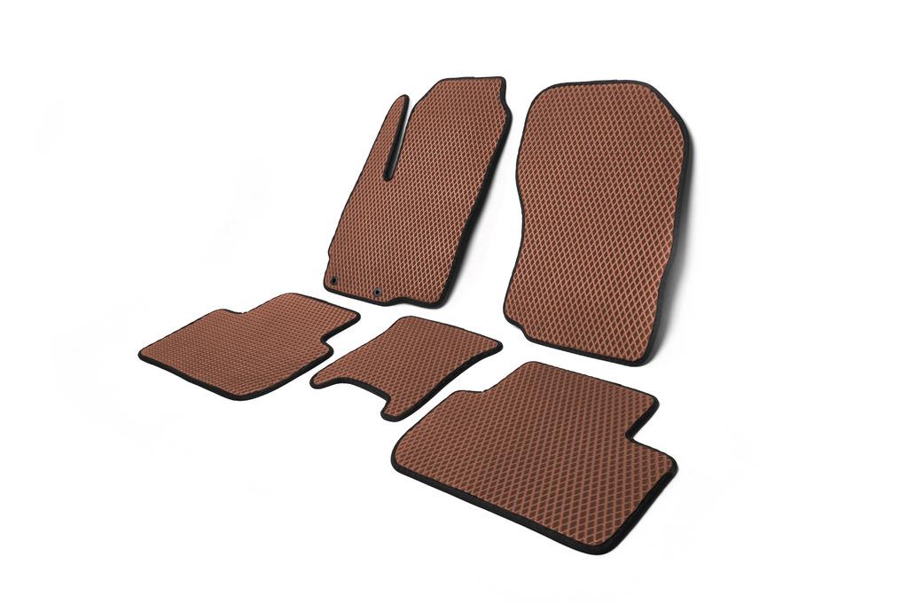 Коврики автомобильные Digital Designs для Mitsubishi Outlander 2012-2021 г EVA Коричневый (122352)