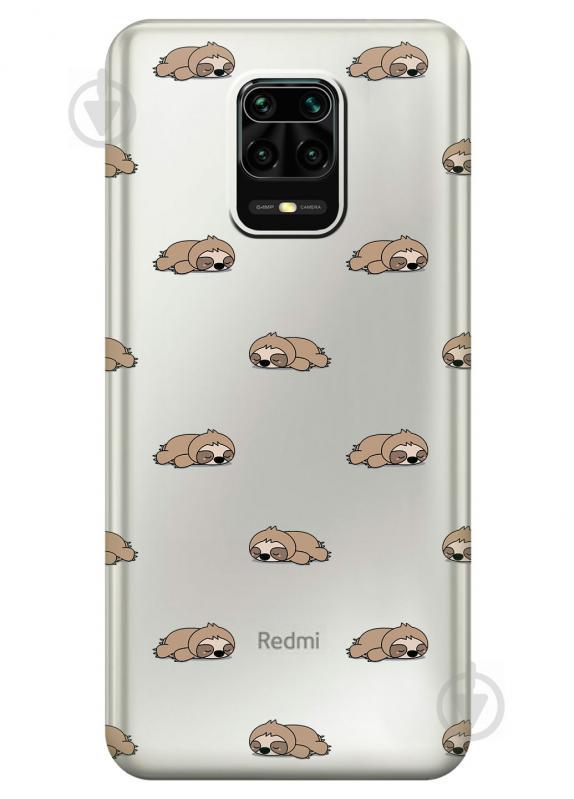 Силиконовый чехол iSwag для Xiaomi Redmi Note 9s Спящие ленивцы (KS2591) Силиконовый чехол iSwag для Xiaomi Redmi Note 9s Спящие ленивцы (KS2591)