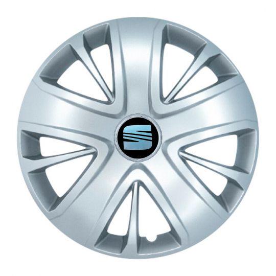 Автомобильные колпаки SKS 341 R15 с логотипом Seat 4 шт. Серебристый Автомобильные колпаки SKS 341 R15 с логотипом Seat 4 шт. Серебристый