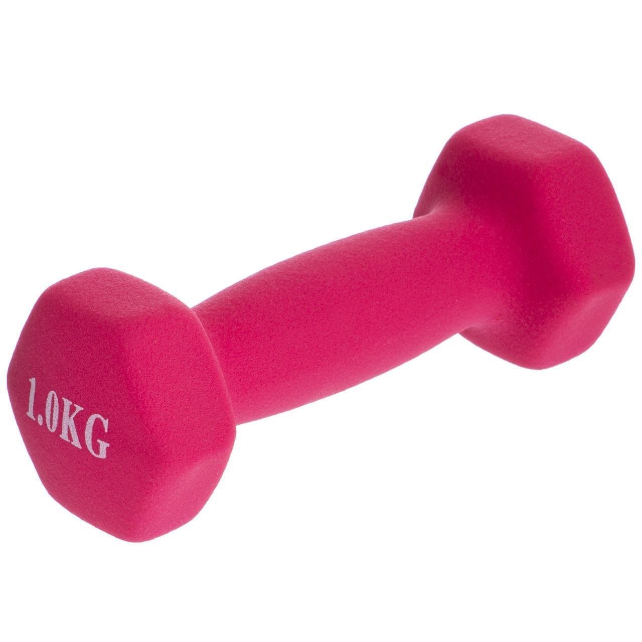 Гантель для фитнеса SP-Planeta TA-0001-1 с неопреновым покрытием 1 кг (24939442)