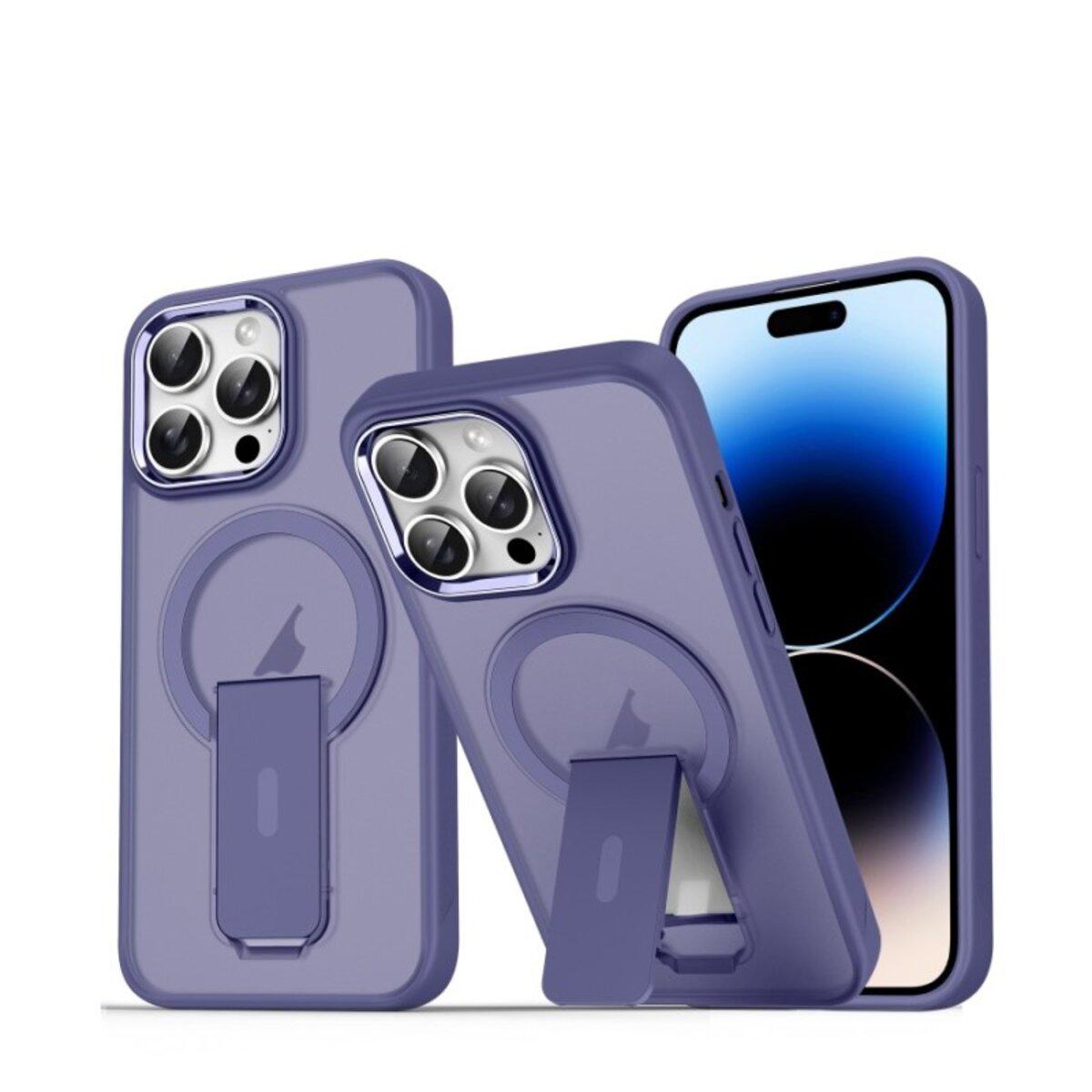 Противоударный чехол с подставкой Cosmic Magnetic Stand for Apple iPhone 14 Pro Max Purple