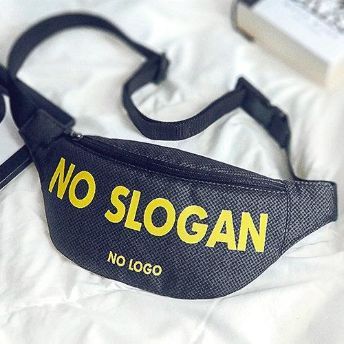 Сумка-бананка через плече та на пояс Presentville Bumbag No slogan 27х16 см (BB_18J020_BL_BL)