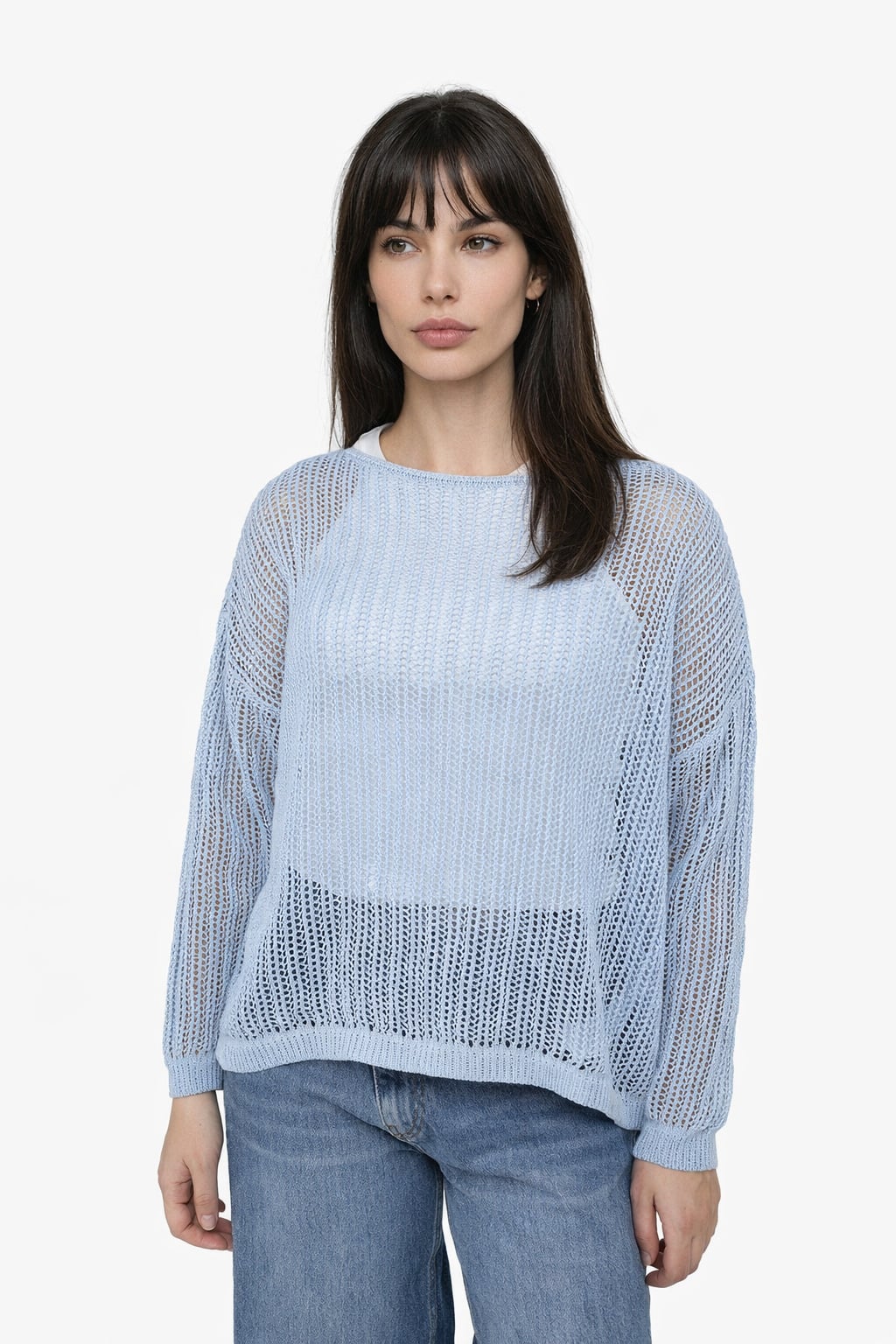 Джемпер женский KARON р. 46 Голубой (ЦБ-00291996)