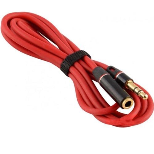 Кабель Value S0691 AUX Audio 3,5 мм M/F Premium OEM 1,2 Красный (561842)