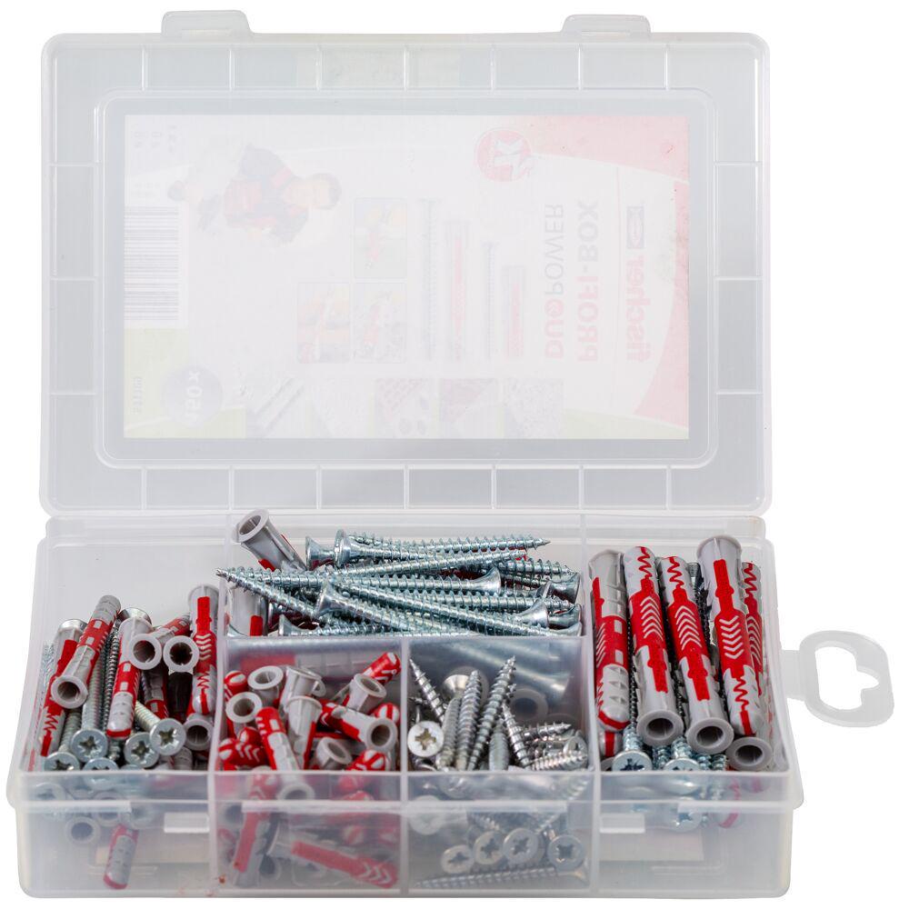 Набор мастера Fischer DUOPOWER 6х30/6х50/8х40/8х65 S с шурупом универсальный высокотехнологичный (541109) - фото 3