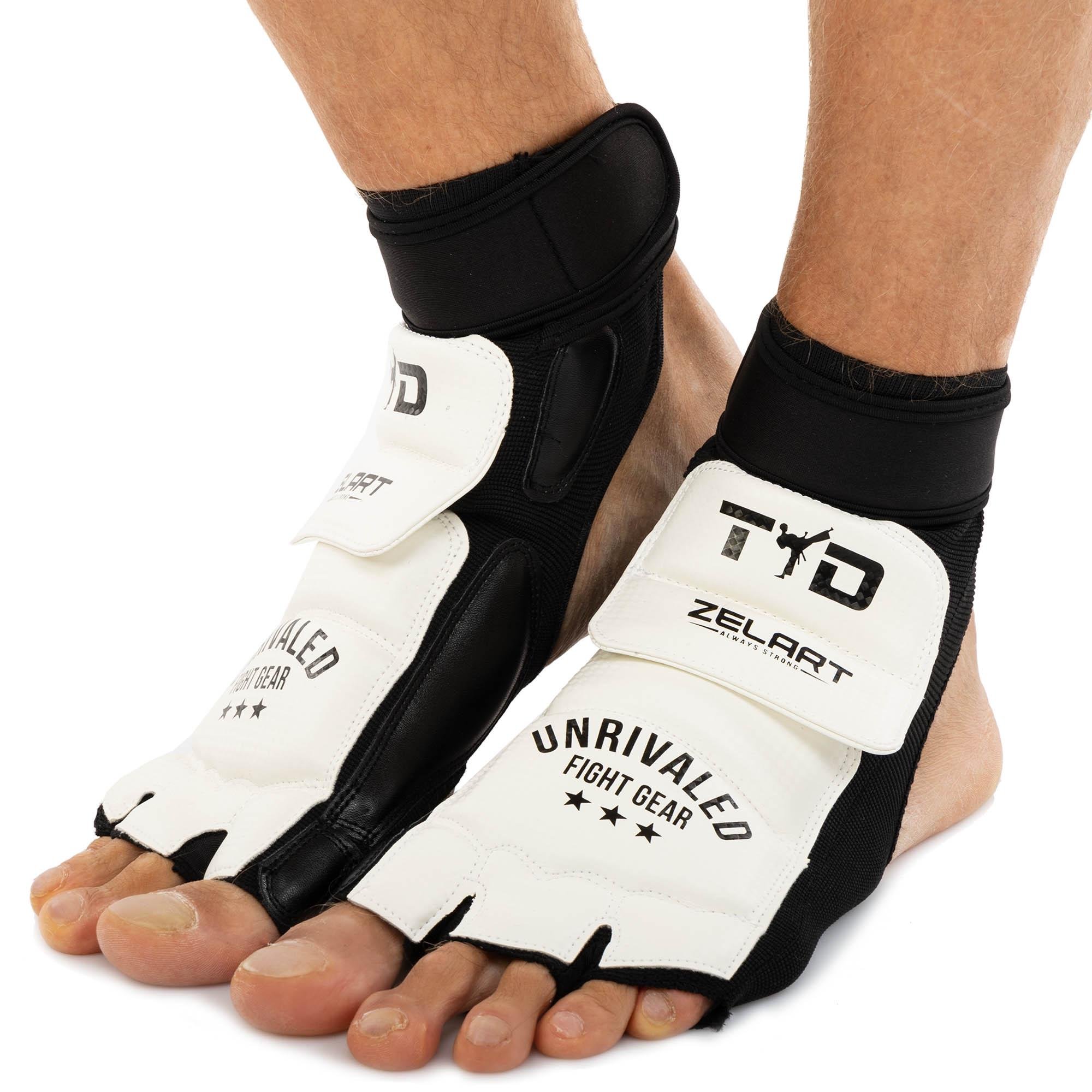 Защита стопы для тхэквондо Zelart BO-1155 XL Белый