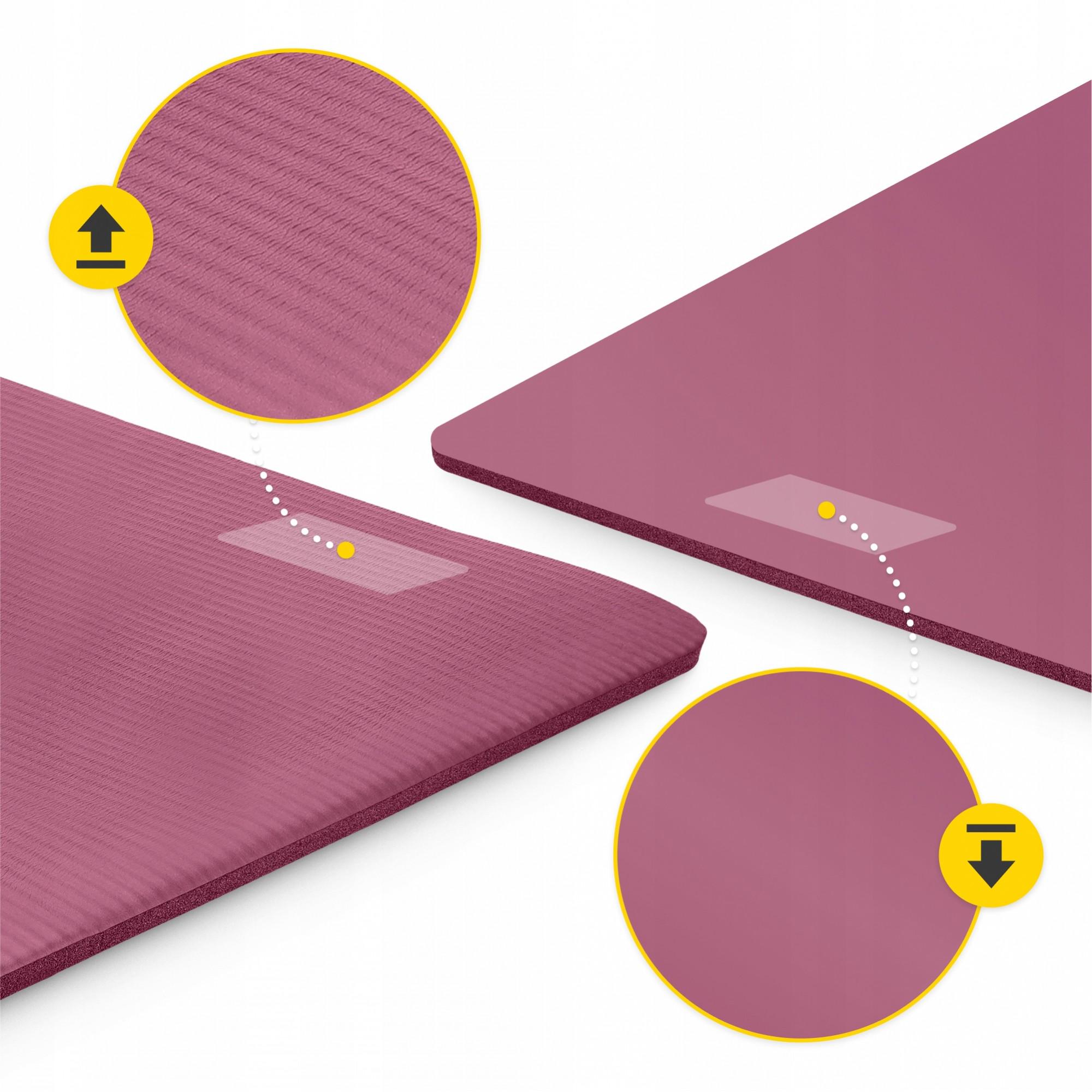 Коврик спортивный 4fizjo NBR 180x60x1,5 см Burgundy (P-5905973406710) - фото 8