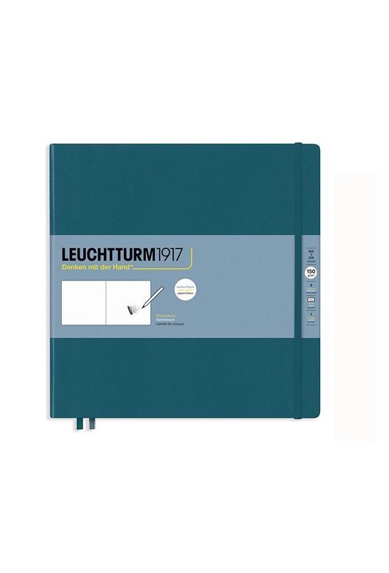 Скетч-бук Leuchtturm1917 Square 150 г/м.кв. Зеленый тихоокеанский (366151)