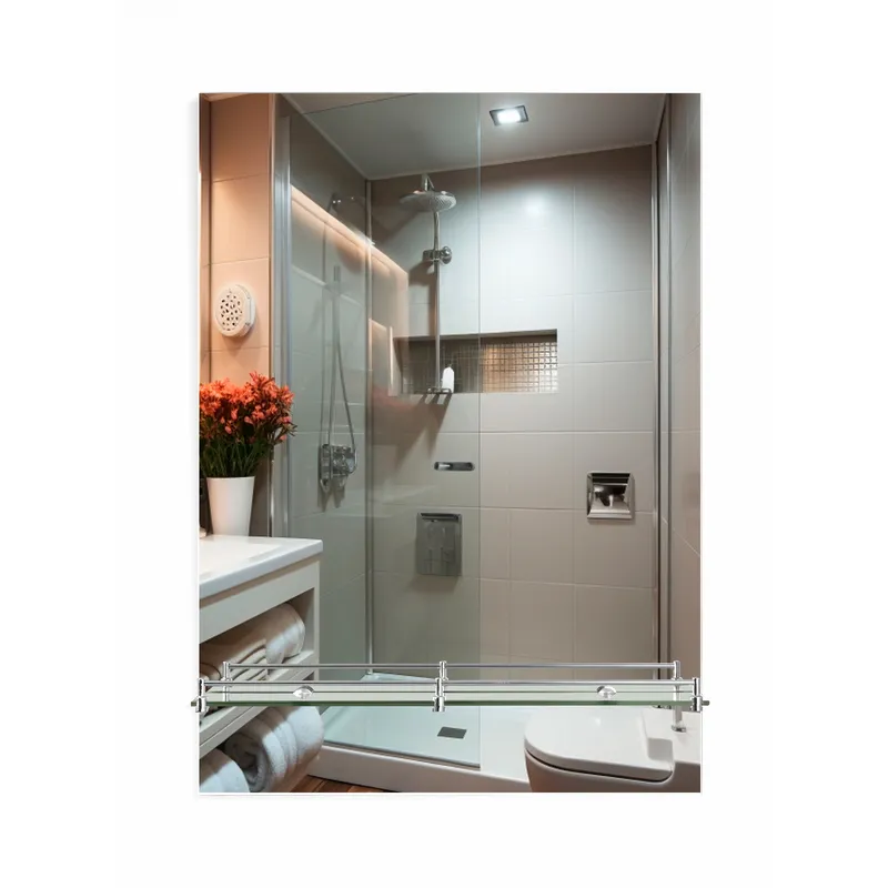 Зеркало настенное Zerix SANSA MRZ05 ZX5628 прямоугольное с полкой 600x850x105 мм (2527937439)