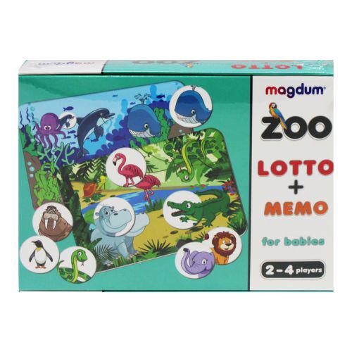 Игра настольная Зоопарк Лото/Мемо (170660)