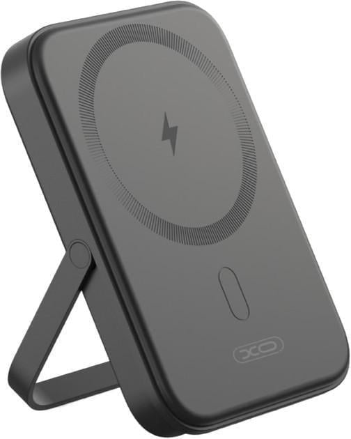 Повербанк магнитный Xo PR242 5000 mAh Magnetic wireless 15 W с ножкой подставкой U-shaped holder (2455153603)