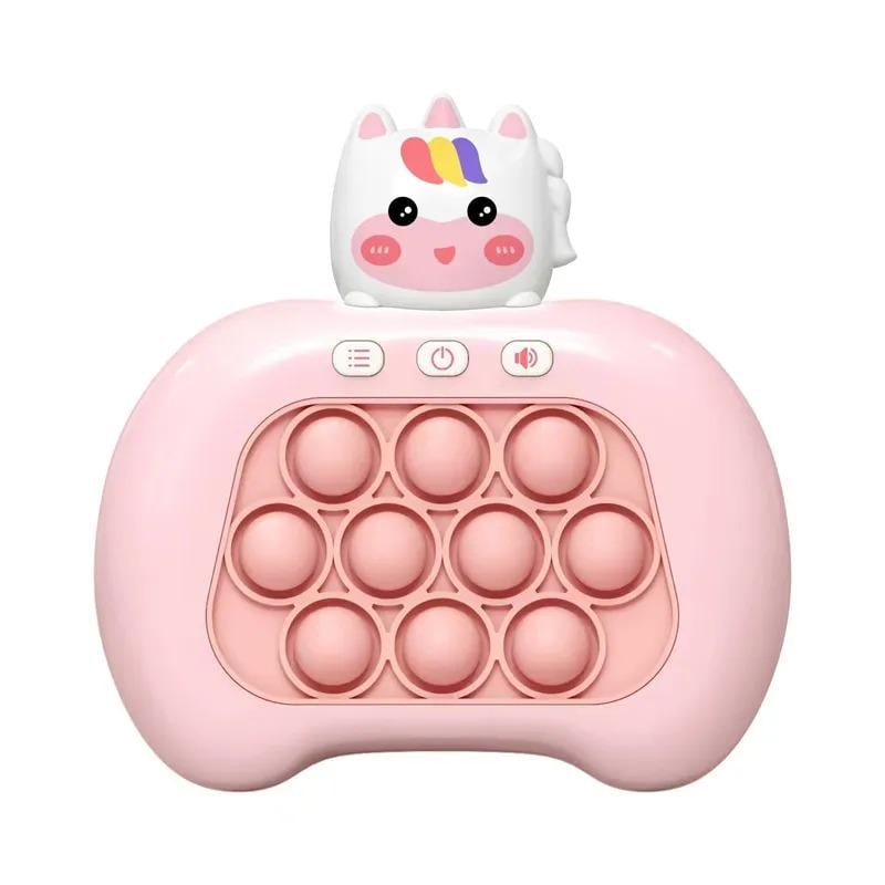 Интерактивная игрушка Quick Push Game Pop It Unicorn Rose/White (13742136)